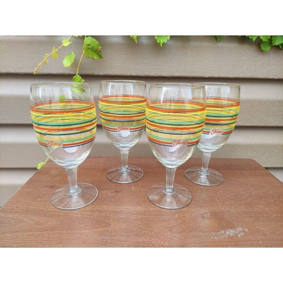 4 HLC Fiesta 7 1/8" Mamba Iced Tea Stems 16 fl oz - Picture 1 of 2